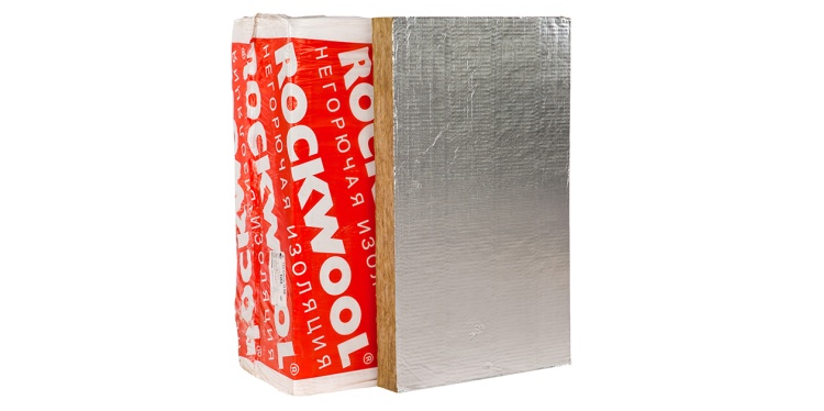 Утеплитель Rockwool ТЕХ БАТТС 125 1000х600х100 мм, 3 шт. уп. каш/фол