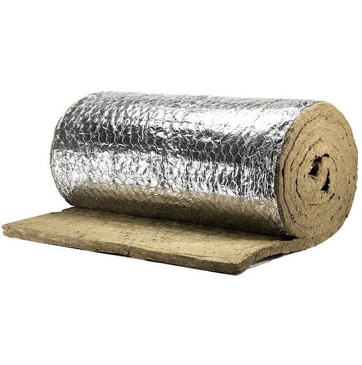 Утеплитель Rockwool Вайред Мат 80 Кашированный фольгированный 6000х1000х40 мм