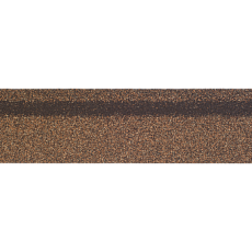 ТЕХНОНИКОЛЬ Гибкая черепица коньково-карнизная Светло-коричневая 5м2/уп