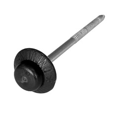 Ондулин Гвозди с литой шляпкой черные 100 шт