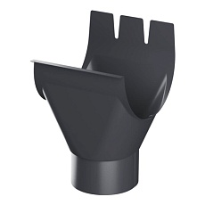 Воронка выпускная D125/100мм  RAL 7024  Графит